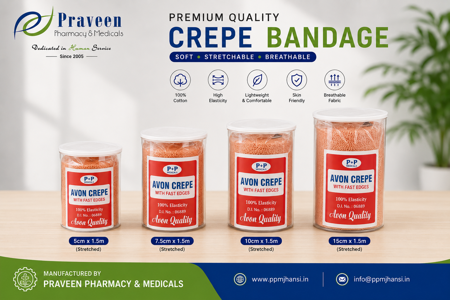 Crepe bandage